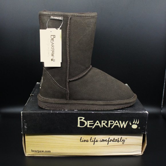 BearPaw Shoes - BEAR PAW 608W CHOCOLATE CHOCOLATE EMMA SHORT 8`in Women Size 7